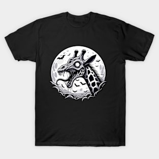 Scream Giraffe Moonlight T-Shirt